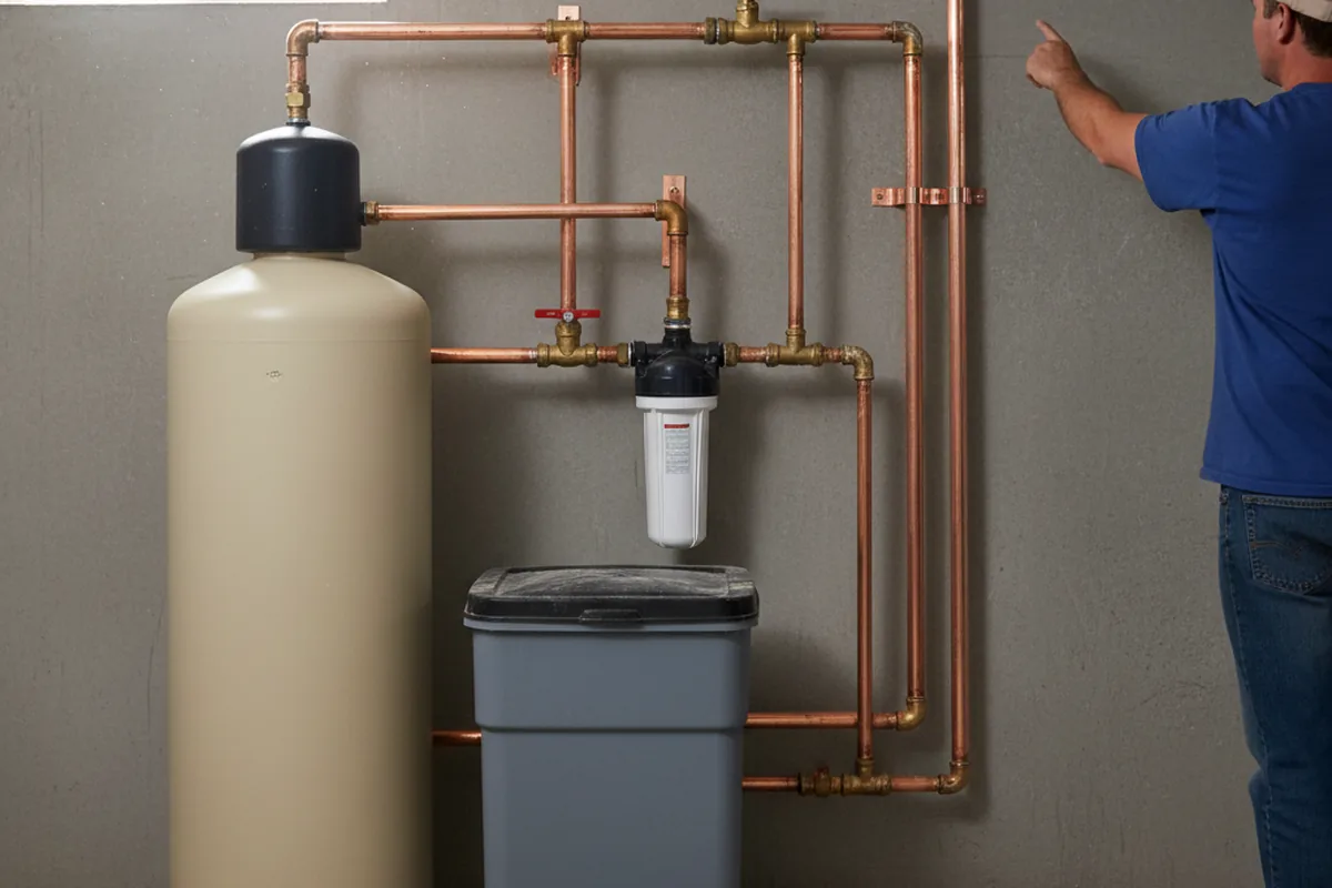 Whole-house water treatment system installed in Cheshire